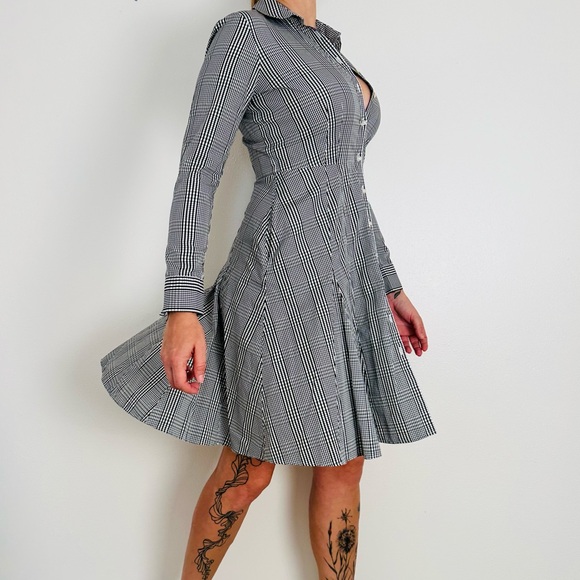 Brooks Brothers plaid Belted Shirt Dress gingham - Picture 4 of 7